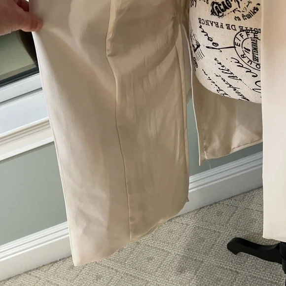 NWOT Truth by Republic Long Cream Open Blazer | Size S | Shoulder Pads | - Picture 4 of 14